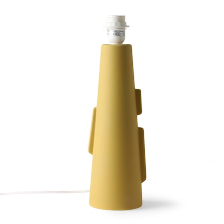 cone lamp base S with handles matt green