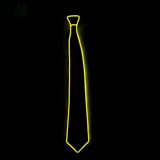 El Wire LED Slips - Gul