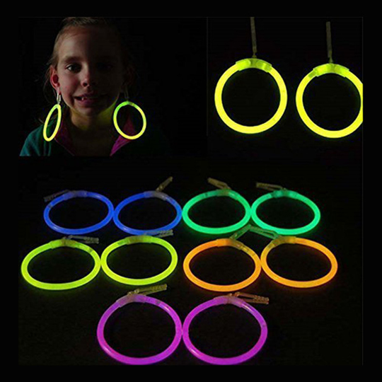 Glow Earrings - Grön