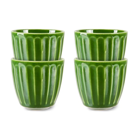 The emeralds Mugg Set om 4 Grön