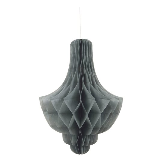 Honeycomb Chandelier Silver