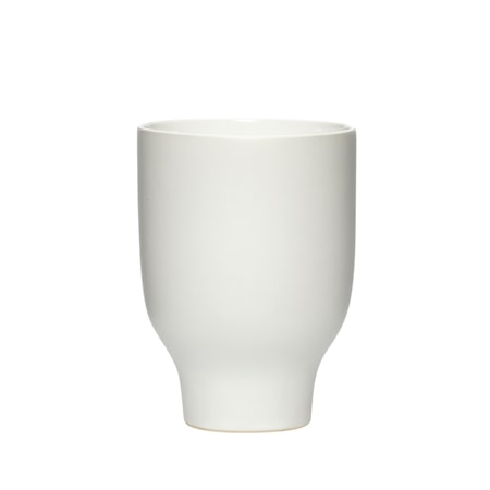 Mugg ø9xh12 cm - Vit