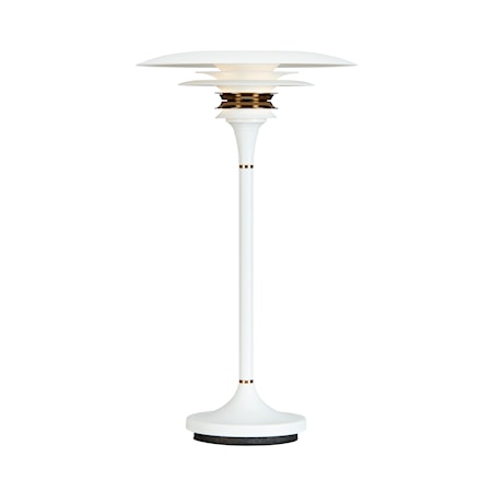 Diablo Bordslampa Vit/Mässing 20 cm LED