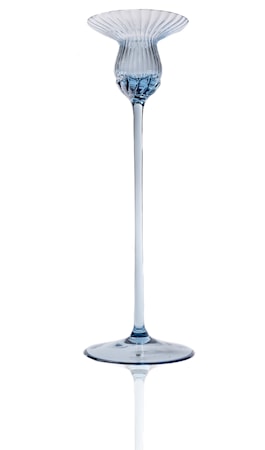 Tulipán Ljusstake 30 cm Blue smoke