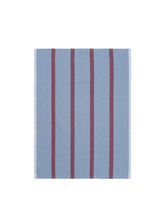 Hale Kökshandduk Faded Blue/Burgundy