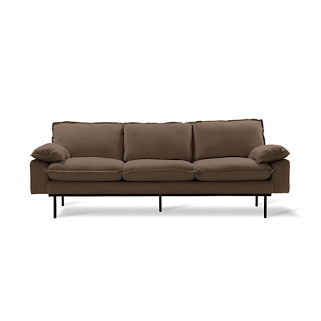 Retro Soffa 3-sits Brun
