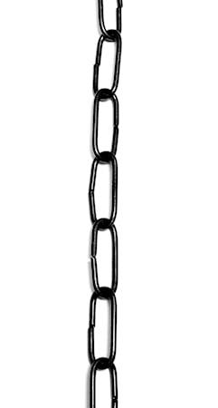 Kedja med krok Svart 100cm