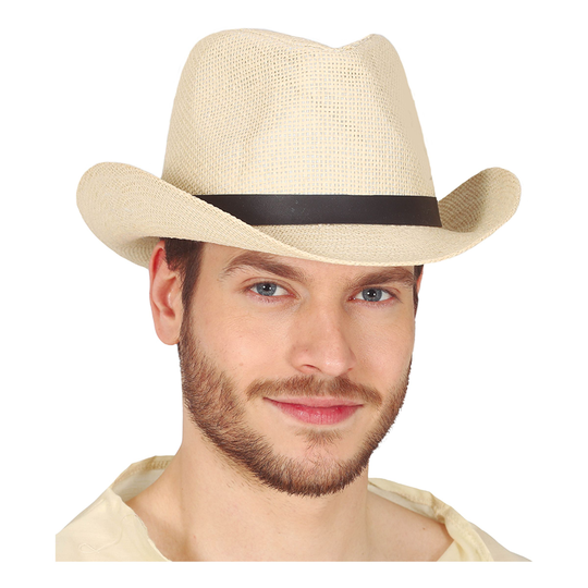 Cowboy Stråhatt - One size