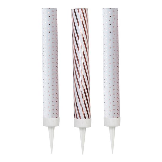 Isfacklor Roséguld Mix - 3-pack