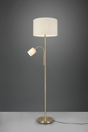Hotel Golvlampa E27+E14 Mässing