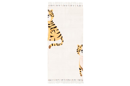 Piilo Matta 90x150 cm Vit/Orange