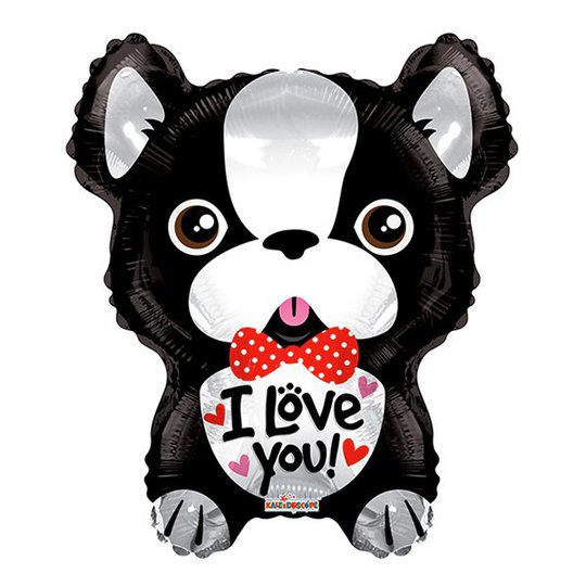 Folieballong Fransk Bulldog