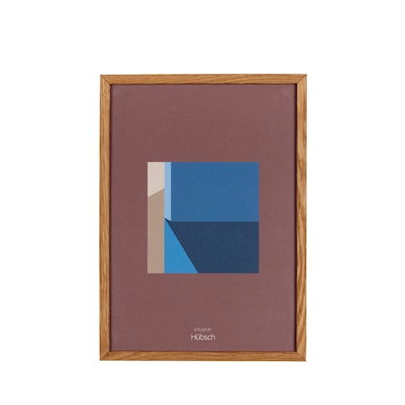 Ramme, egetræ, natur, FSC, small, m/foto