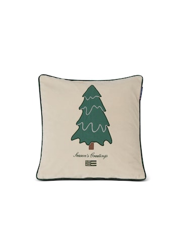 Pine Tree Patch Kuddfodral 50x50 Beige/Grön
