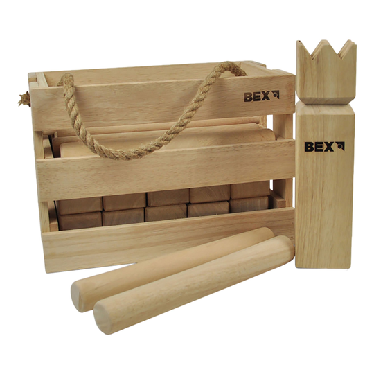 Bex Kubb Original i Trälåda