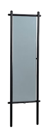 Milford Golvspegel Svart Ek 52x180 cm