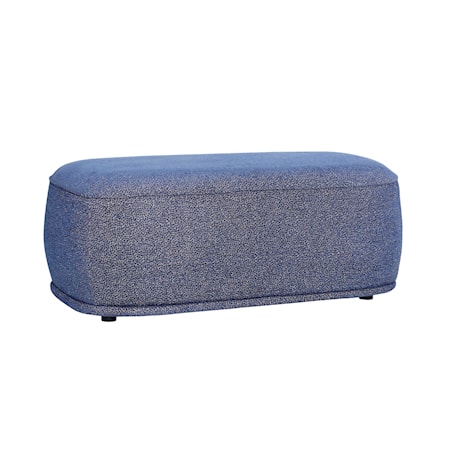 Puf, polyester, blå