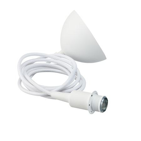 Gloria Upphäng E14 Vitstruktur Vit Kabel