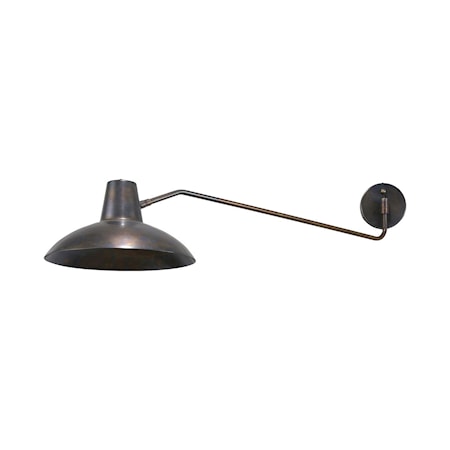 Vägglampa Desk Antique Brun 104cm