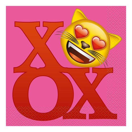 Servetter Hug and Kiss Emoji - 16-pack