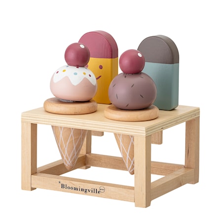 Hasham Play Set, Food, Multi-color, Plywood