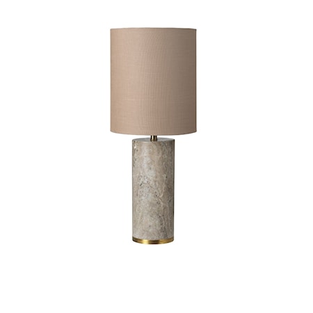 Ella Lampa 63x25 cm Marmor/ Brun