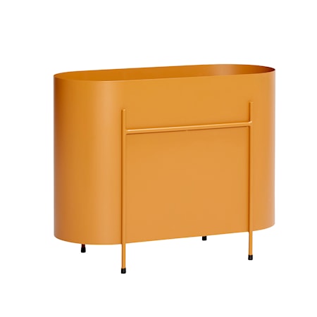 Plantekasse, metal, orange