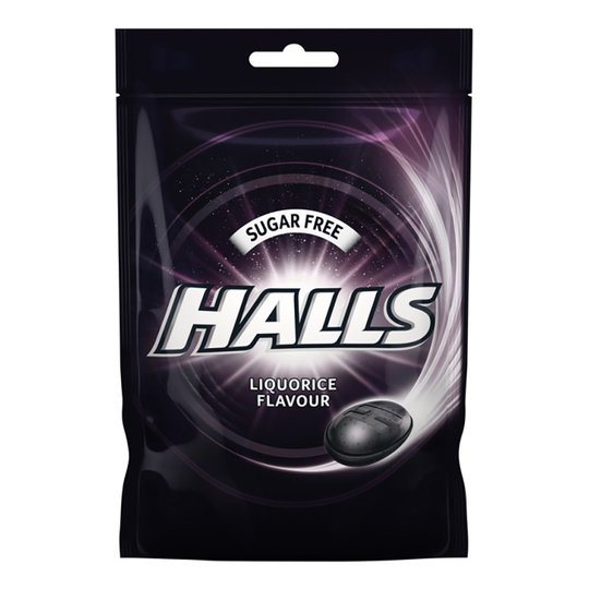 Halls Cool Liquorice Halstabletter