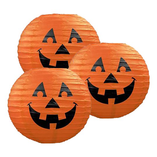 Papperslyktor Pumpor - 3-pack