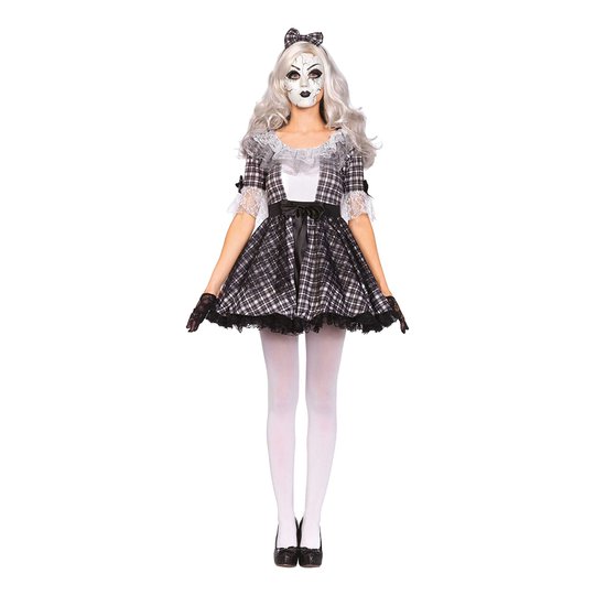 Porslinsdocka Halloween Deluxe Maskeraddräkt - Small