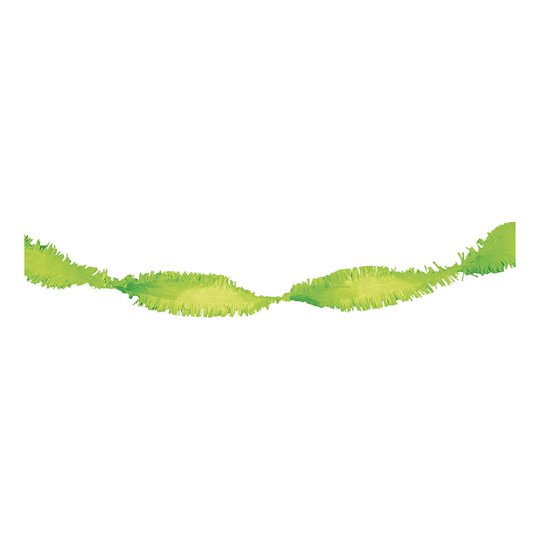 Virvelgirlang Limegrön - 6 meter
