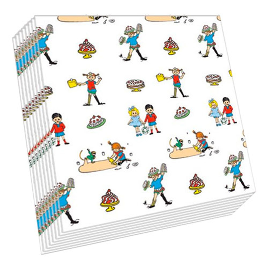 Servetter Pippi Långstrump - 16-pack