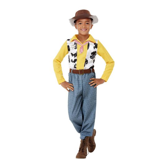 Western Cowboy Barn Maskeraddräkt - Small
