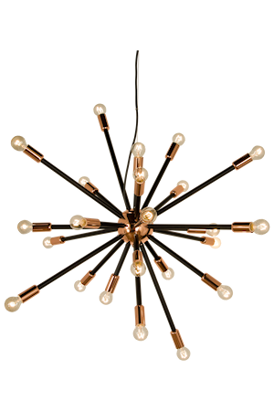 Ray Taklampa 90Cm Koppar/Sv IP20