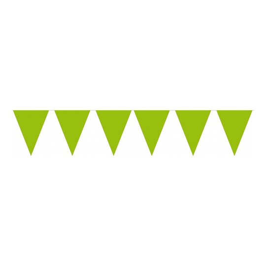 Flaggirlang Limegrön