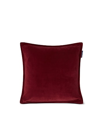 Velvet Cotton Kuddfodral 50x50 Röd
