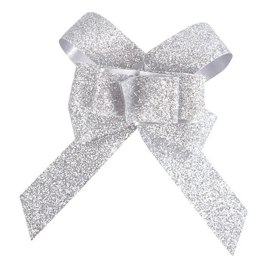Dukningsrosetter Silver - 10-pack