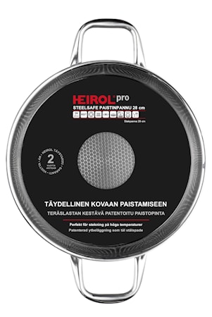 Steelsafe stekpanna med två handtag 28 cm