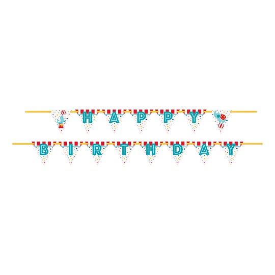 Girlang Cirkus Happy Birthday