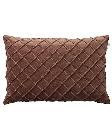 Deva Kuddfodral Velvet Brun 40x60cm