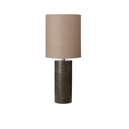 Ella Lampa 25x63 cm Svart Marmor/ Toffee