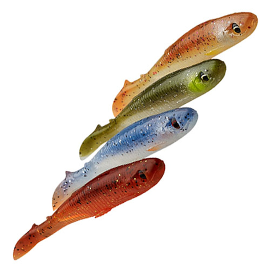 Savage Gear Slender Scoop Shad Clear Water Mix 9 cm 4 st/pkt