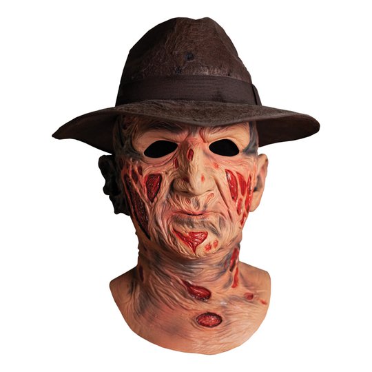 Mask Deluxe Freddy med Hatt - One size