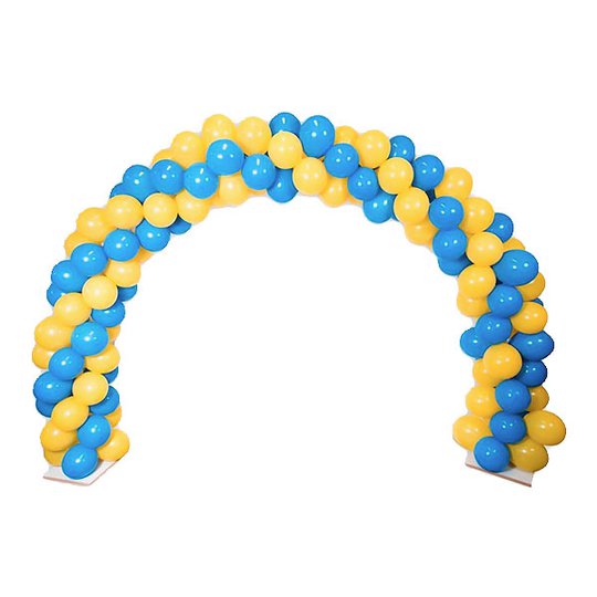 Ballongställ Båge Vit