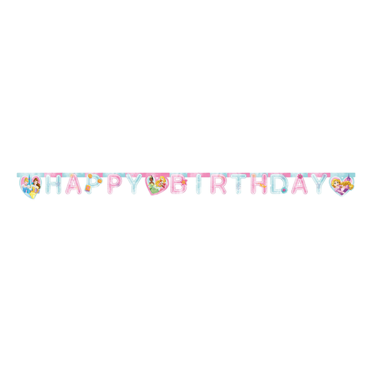Bokstavsgirlang Happy Birthday Disneyprinsessor