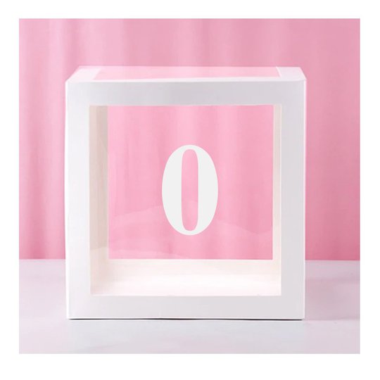 Ballongbox med Siffra - Siffra 0