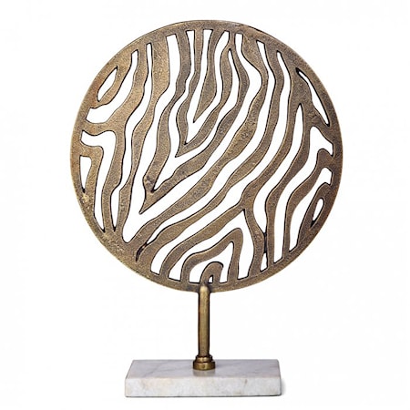 Zebra Dekoration Guld