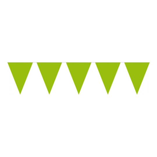 Flaggirlang Mini Limegrön