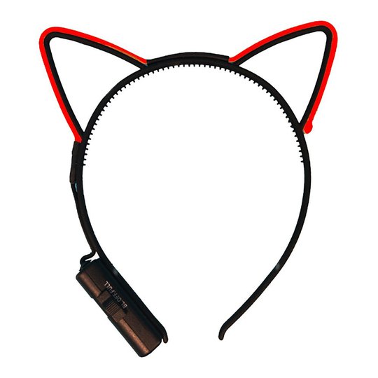 LED Kattöron - Röd