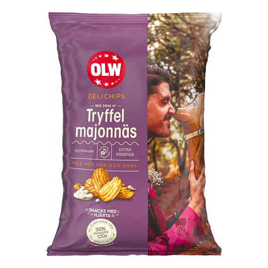 OLW Delichips Tryffelmajonnäs - 150 gram